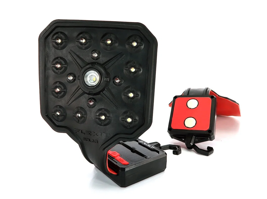 00346 – STKR CONCEPT Flashlight, Magnetic CREE LED With High Spot And Flood/ High Flood/ Low Flood Beams/ Strobe/ Red...